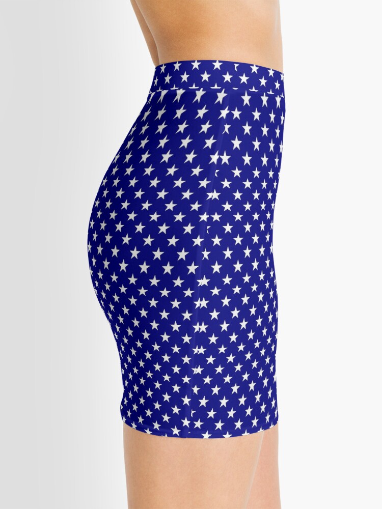 blue skirt with stars