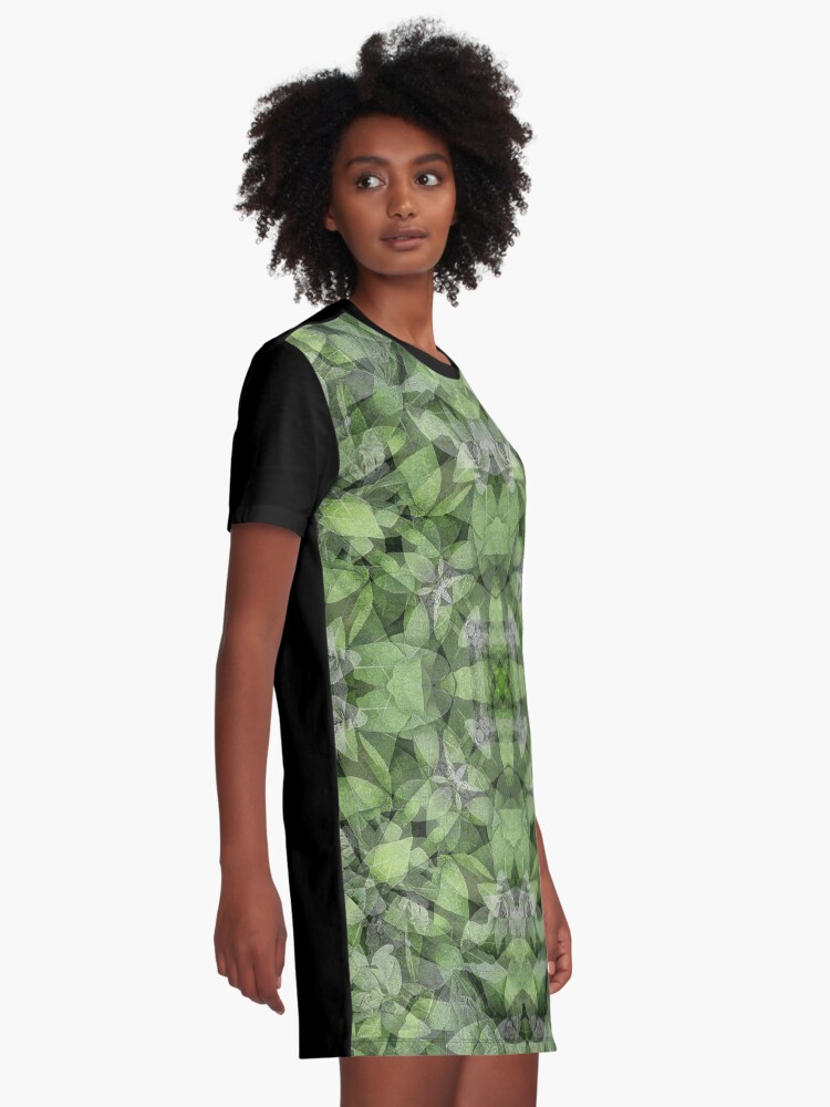 Alternate view of LAMB'S EARS MANDALA Graphic T-Shirt Dress