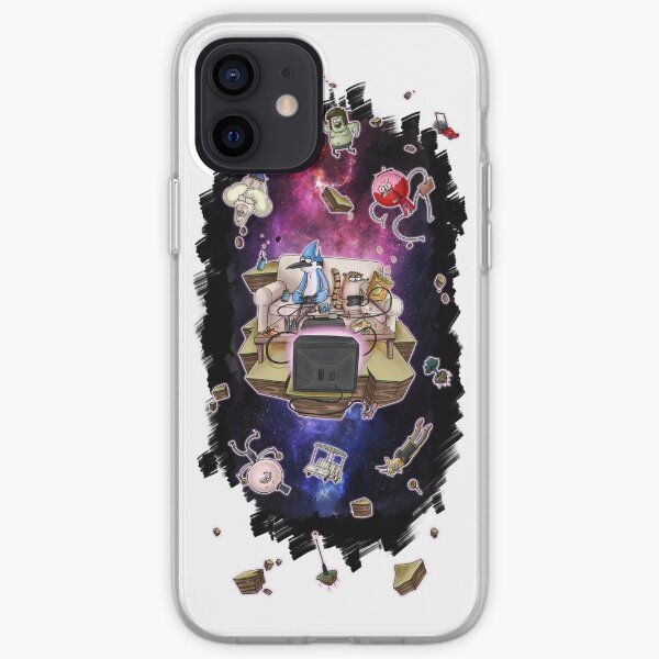 Regular Show lost in space iPhone Soft Case