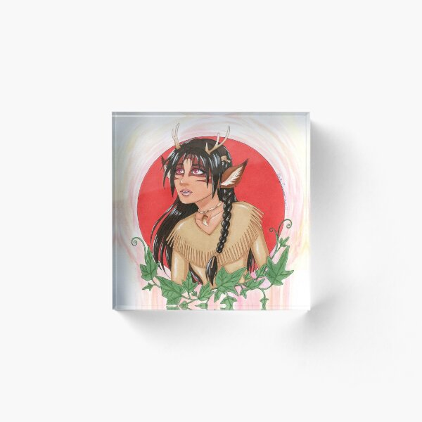 Ivy Faun Acrylic Block