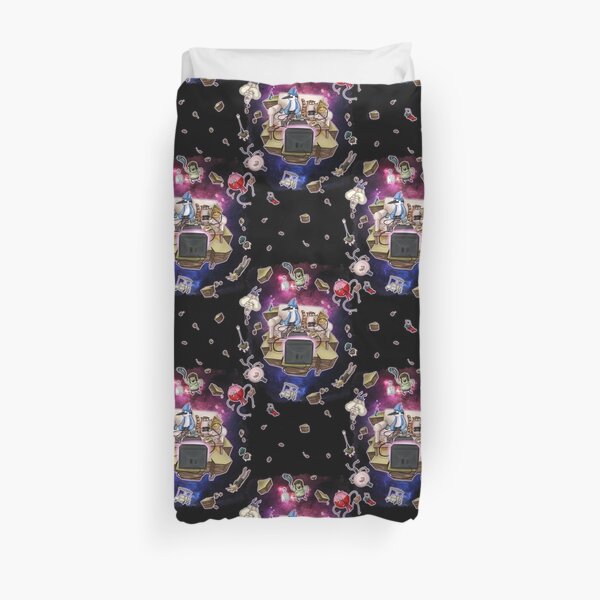 Regular Show lost in space Duvet Cover