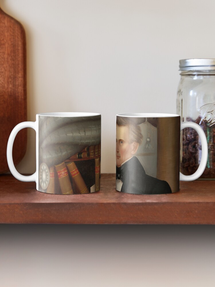 Alternate view of Vermont Lawyer Oil Painting by Horace Bundy Mug