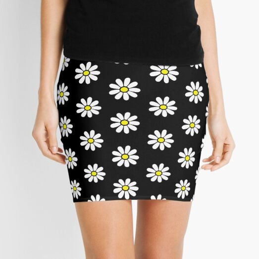 Happy Daisy Flower Power 60's 70s Retro Vintage Hippie Jardinería Minifalda