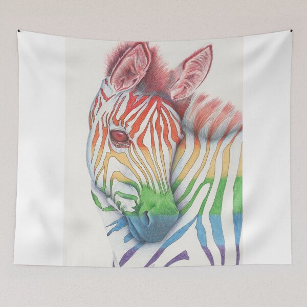 Item preview, Rainbow Zebra designed and sold by Jocoart1.
