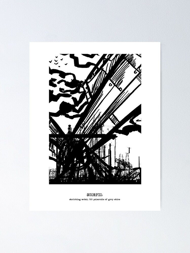 Thumbnail 1 of 3, Poster, Scorpio designed and sold by sofapillows.