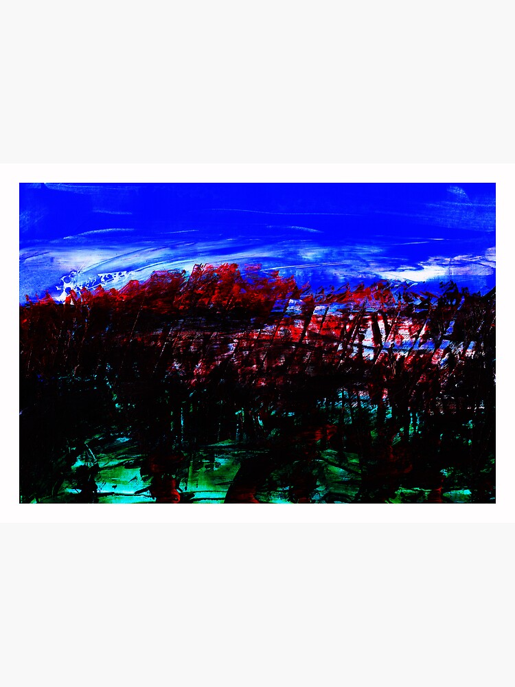 Blood Red Trees by Briandamage