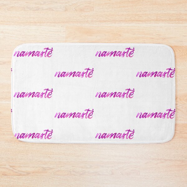 Item preview, Namaste Pink Purple Watercolor designed and sold by BellaLouDesigns.