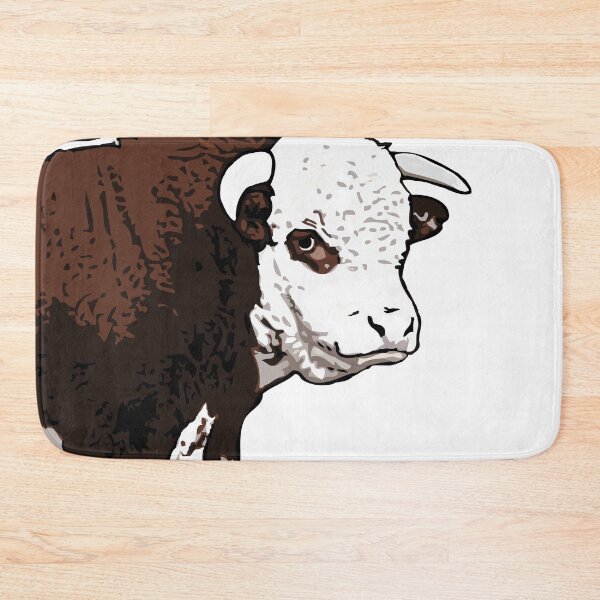 Item preview, Hereford Bull Motif designed and sold by NinGaui.