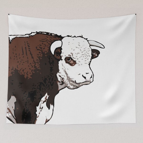 Item preview, Hereford Bull Motif designed and sold by NinGaui.