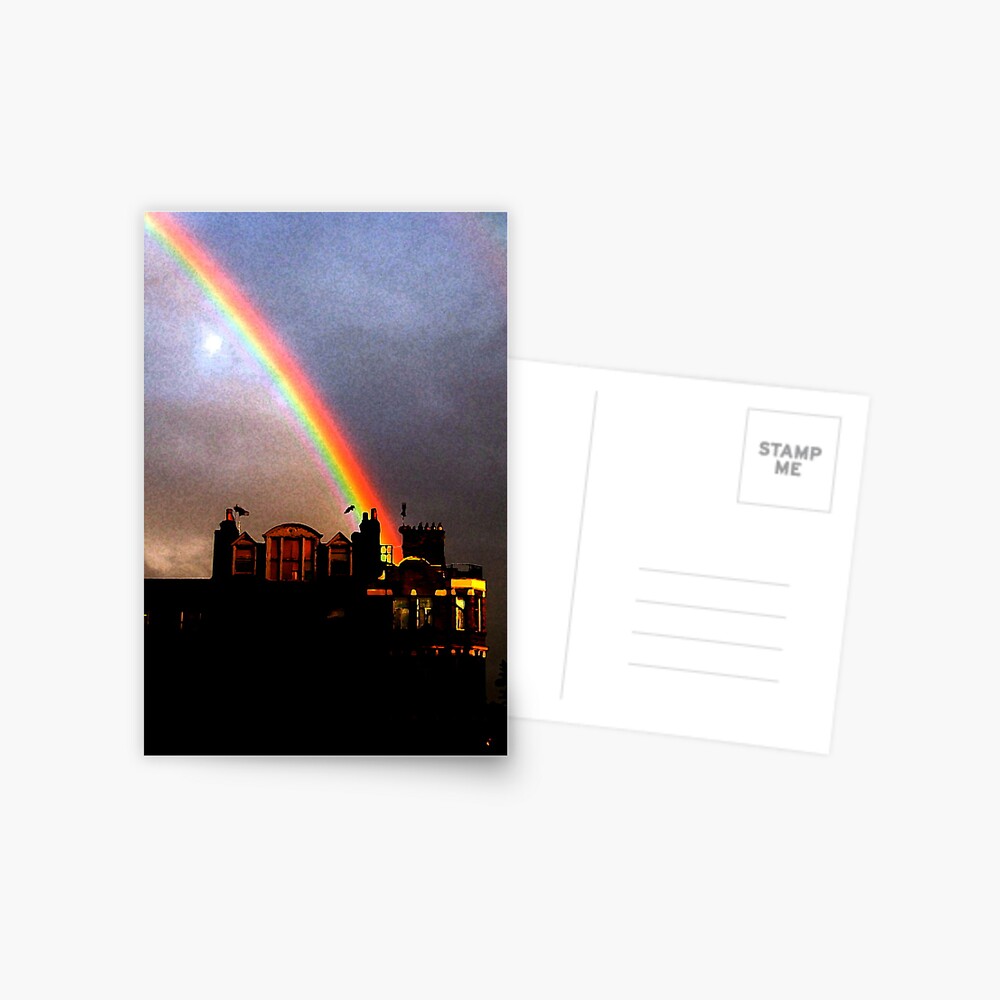 Rainbow in Fitzrovia Postcard