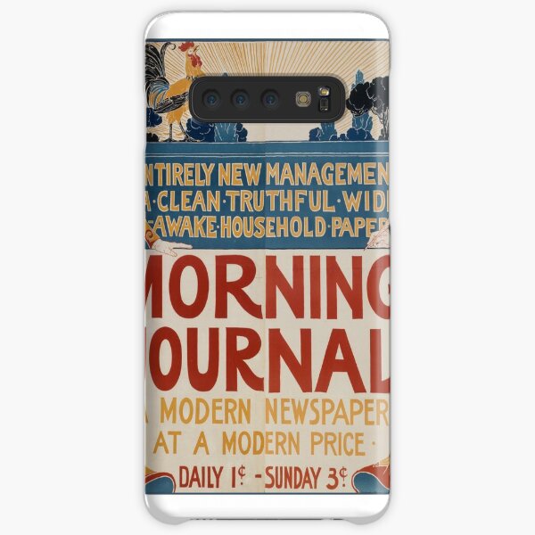 Vintage Poster for the Morning Journal Newspaper Samsung Galaxy Snap Case