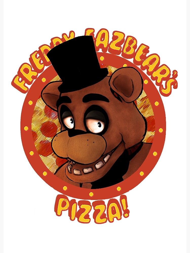 FNAF Freddy Fazbear Logo Fazbear's Pizza Art Print for Sale by Jacob King