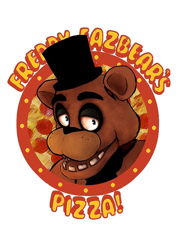 "FNAF Freddy Fazbear Logo Fazbear's Pizza" by Jacob King | Redbubble