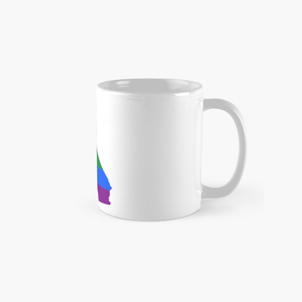 LGBT Flag Map of California Classic Mug
