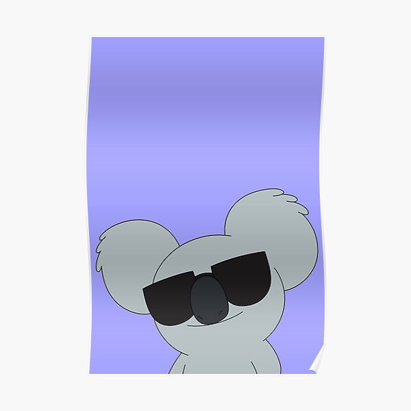 Cartoon Koala Posters Redbubble Cartoon Koala Posters Redbubble