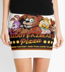 Fünf Nächte in Freddys Freddy Fazbears Pizza FNAF Logo Minirock
