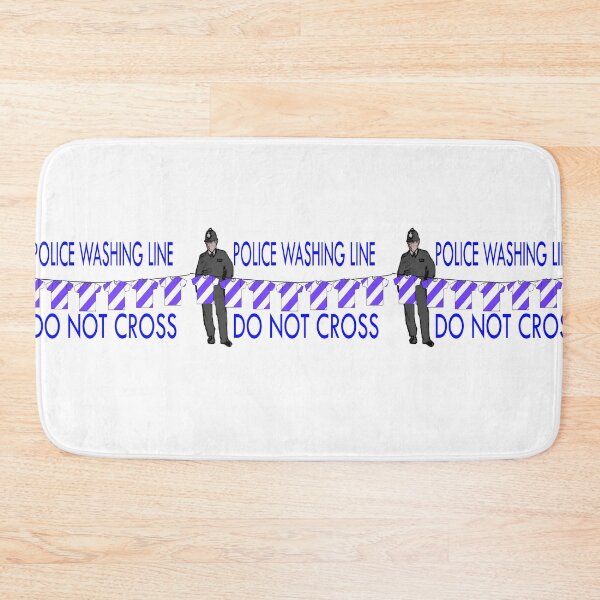 Item preview, police washing line do not cross  designed and sold by IanByfordArt.