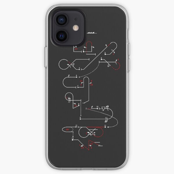 Aerobatic Chart | Airshow Flying Aircraft Pilot Design iPhone Soft Case