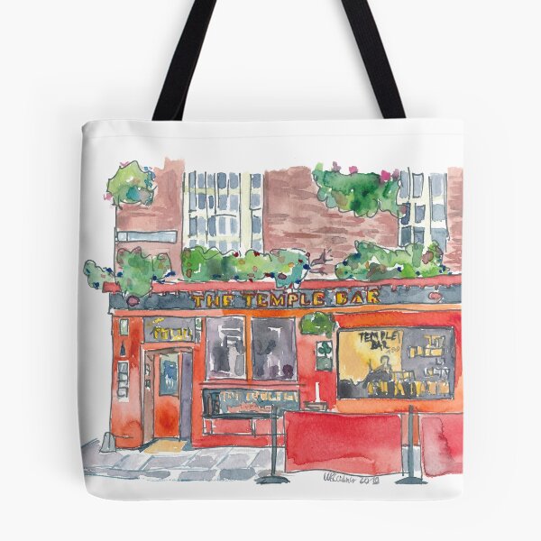 Item preview, Ireland Dublin The Temple Bar Street Scene designed and sold by artshop77.