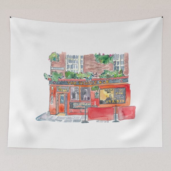 Item preview, Ireland Dublin The Temple Bar Street Scene designed and sold by artshop77.