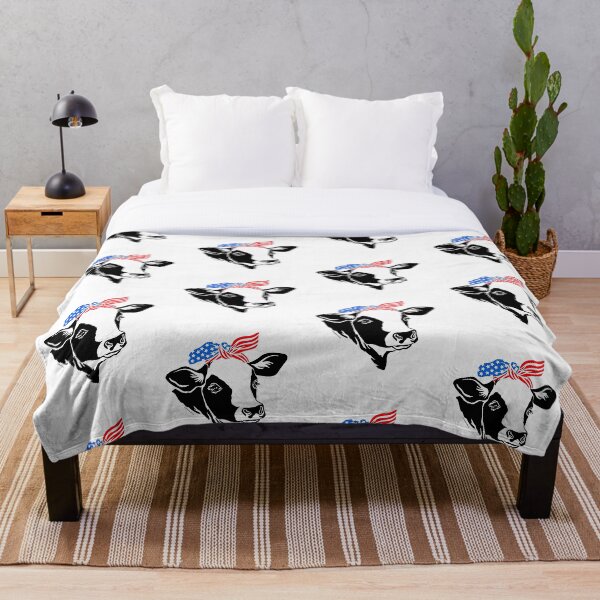 Item preview, Patriotic Cow Bandana American Flag Cute Animal designed and sold by DoubleBrush.
