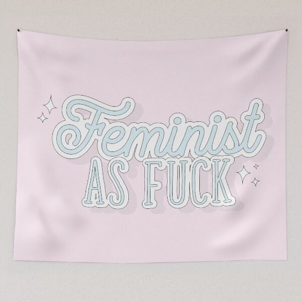 Item preview, Feminist As Fuck designed and sold by LabelsArts.