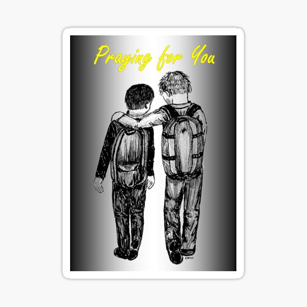 Good Friends - Praying for You Card Sticker