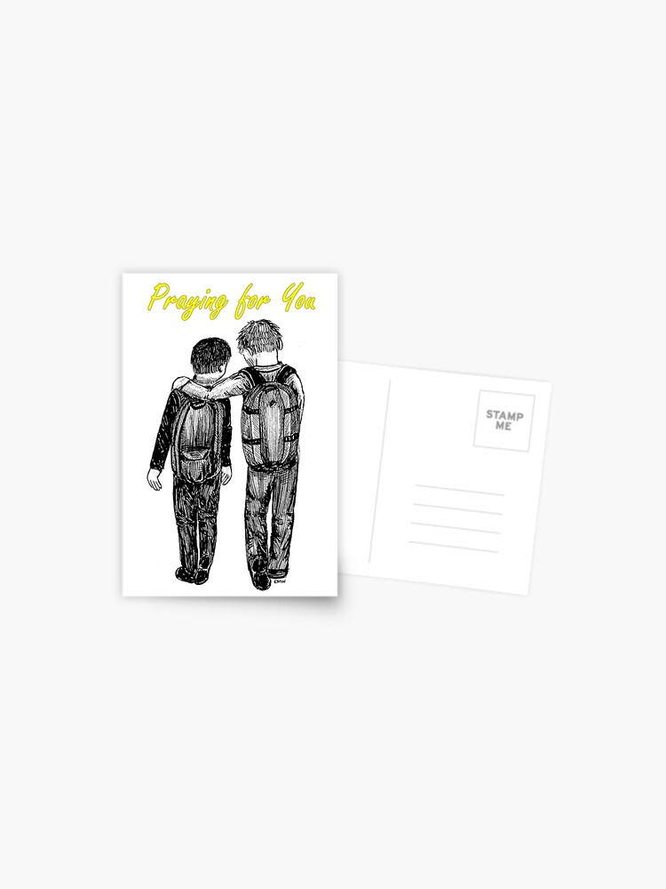 Thumbnail 1 of 2, Postcard, Good Friends - Praying for You Card designed and sold by EuniceWilkie.