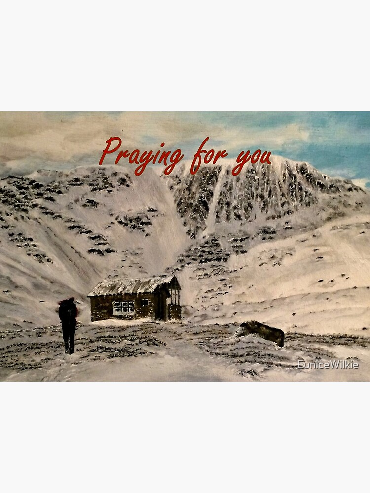 Thumbnail 2 of 2, Greeting Card, Scottish Highlands - Praying for You Card designed and sold by EuniceWilkie.