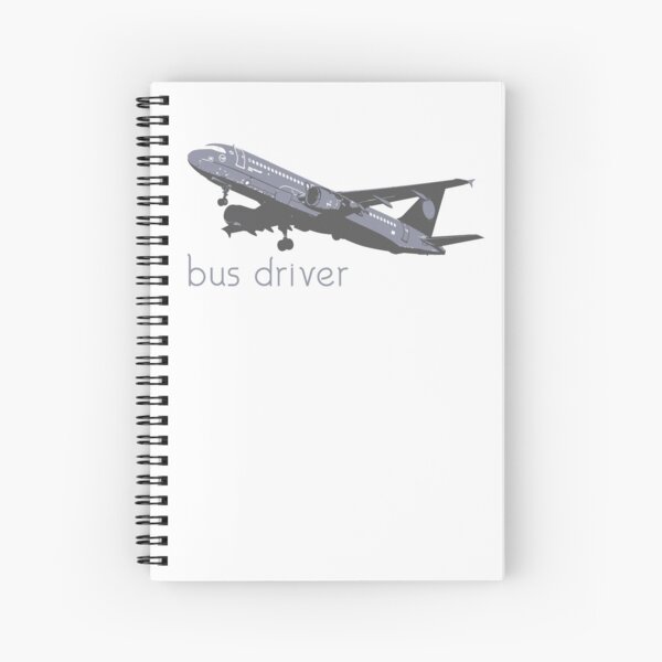 Bus Driver Funny Airliner A320 Airplane Pilot Journal