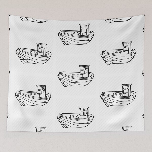 Item preview, Ships, Fishing Boat. (Black and white) designed and sold by timothybeighton.