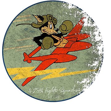 428th Fighter Squadron Wwii Vintage Patch Design T-Shirt 428th Fighter Squadron Wwii Vintage Patch Design T-Shirt