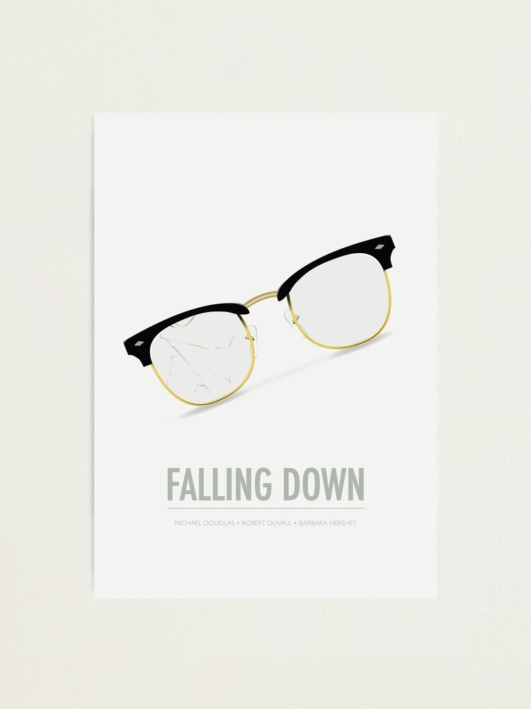 Alternate view of Falling Down - Alternative Movie Poster Photographic Print
