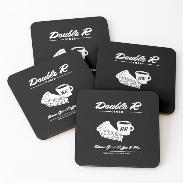 Double R Diner - Twin Peaks Coasters (Set of 4)