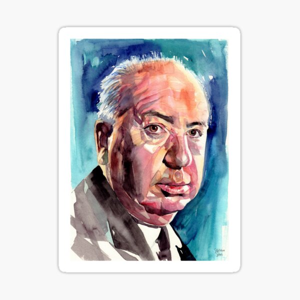 Item preview, Alfred Hitchcock Portrait designed and sold by suzannsines.