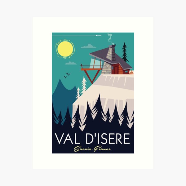 Item preview, Val D'Isere Poster designed and sold by GAGodel.