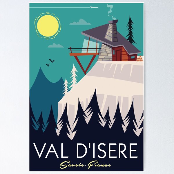Item preview, Val D'Isere Poster designed and sold by GAGodel.