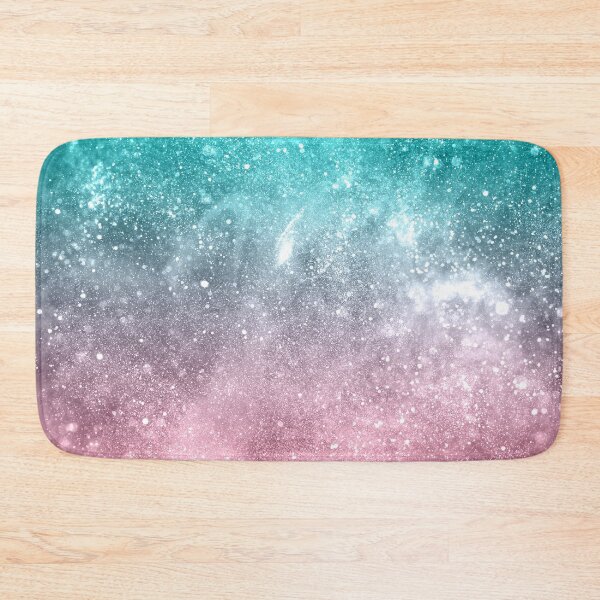 Item preview, Aqua blue Pink sea galaxy abstract ombre designed and sold by PLdesign.