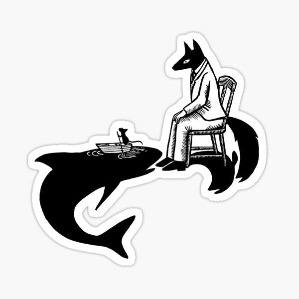 Big fish, little fish Sticker