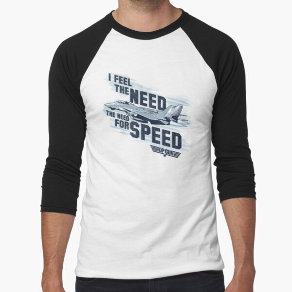 Top Gun Movie Quote I Feel The Need The Need For Speed Men's Raglan T  Shirt