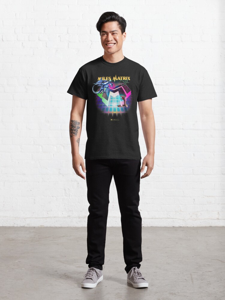 Alternative Ansicht von Miles Matrix "The Power of Synthwave" Classic T-Shirt