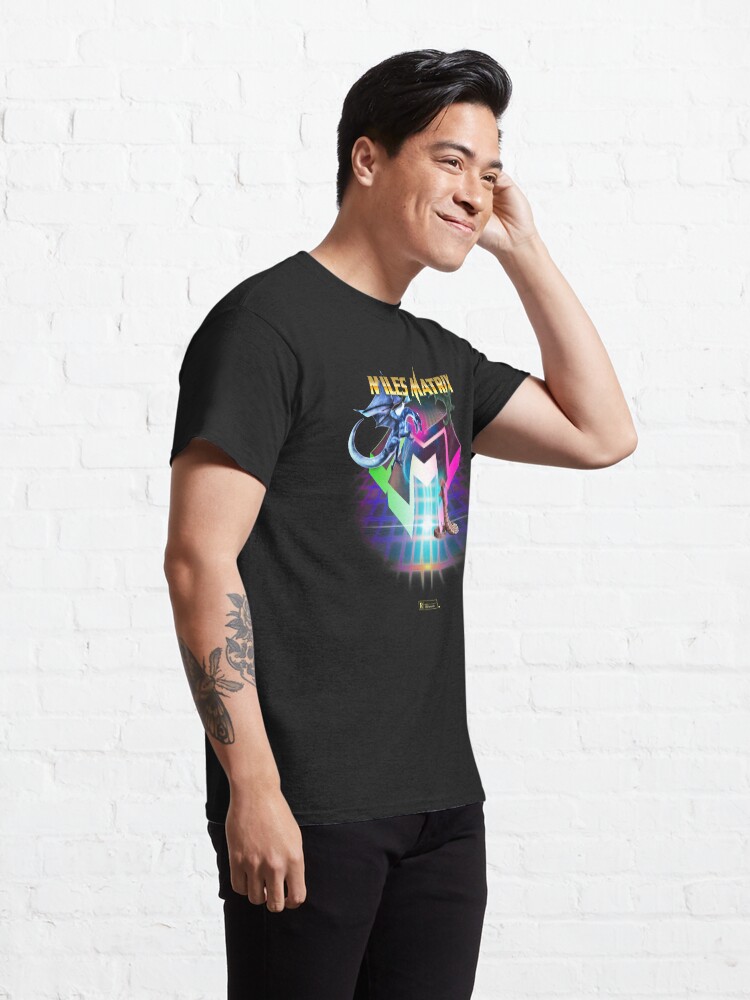 Alternative Ansicht von Miles Matrix "The Power of Synthwave" Classic T-Shirt