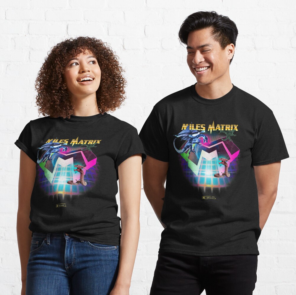 Miles Matrix "The Power of Synthwave" Classic T-Shirt