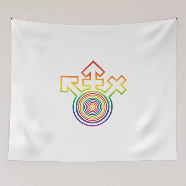 Item preview, Universal Gay Pride LGBT Symbol designed and sold by phoxydesign.