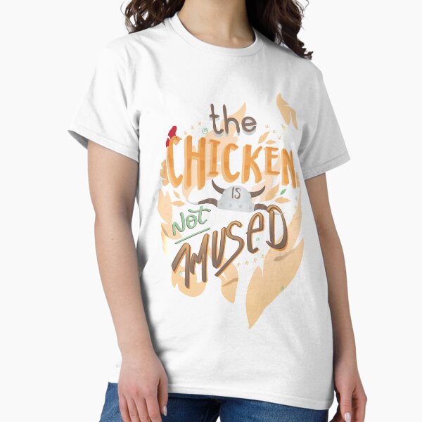 Item preview, The Chicken is Not Amused designed and sold by faewhisper.