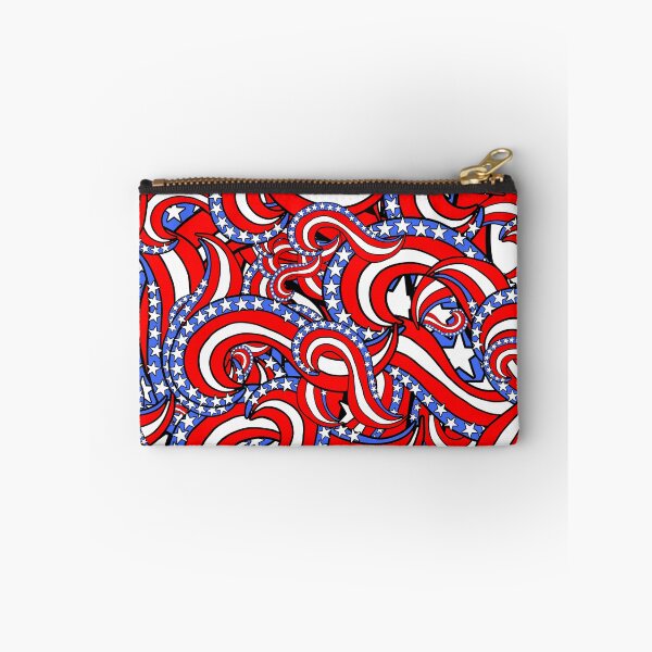 Item preview, Patriotic American Flag Red White and Blue Stars and Stripes Pattern designed and sold by funnytshirtemp.