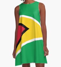 Guyana Flag T-Shirt - Guyanese Sticker A-Line Dress
