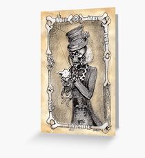 Dead kitty (sepia) Greeting Card