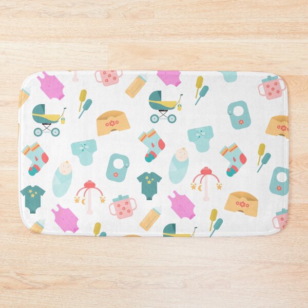 Item preview, Pattern of baby goods icons. Children flat icons. With the new baby! designed and sold by HelgaScand.
