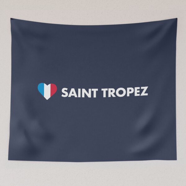 Item preview, Saint Tropez France Flag Heart designed and sold by lukassfr.